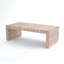 Table basse Sienna - Noyer / os
