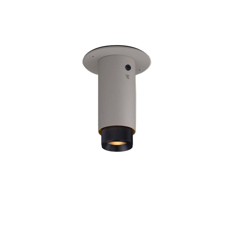 Polycarbonate Flush Mount, Black, Stone
