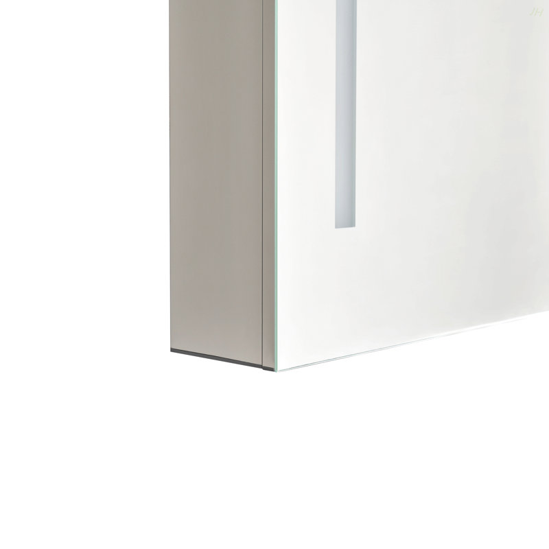 Armoire à pharmacie 40 po x 30 po à DEL avec miroir, douilles, à intensité variable et anti-buée