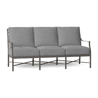 Monaco Aluminum Sofa - Slate Gray