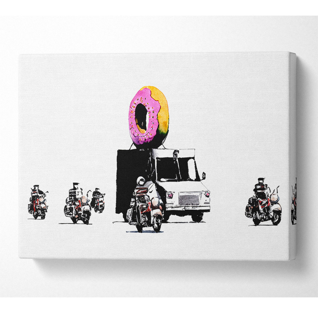 Donut Security - Kunstdrucke auf Leinwand - Wrapped Canvas