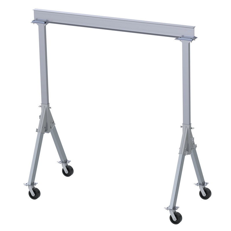 Portique fixe en aluminium, H 128 po x l 53,75 po x P 180 po