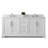  72" Freestanding Double Sink Bathroom Vanity with Top-489976219