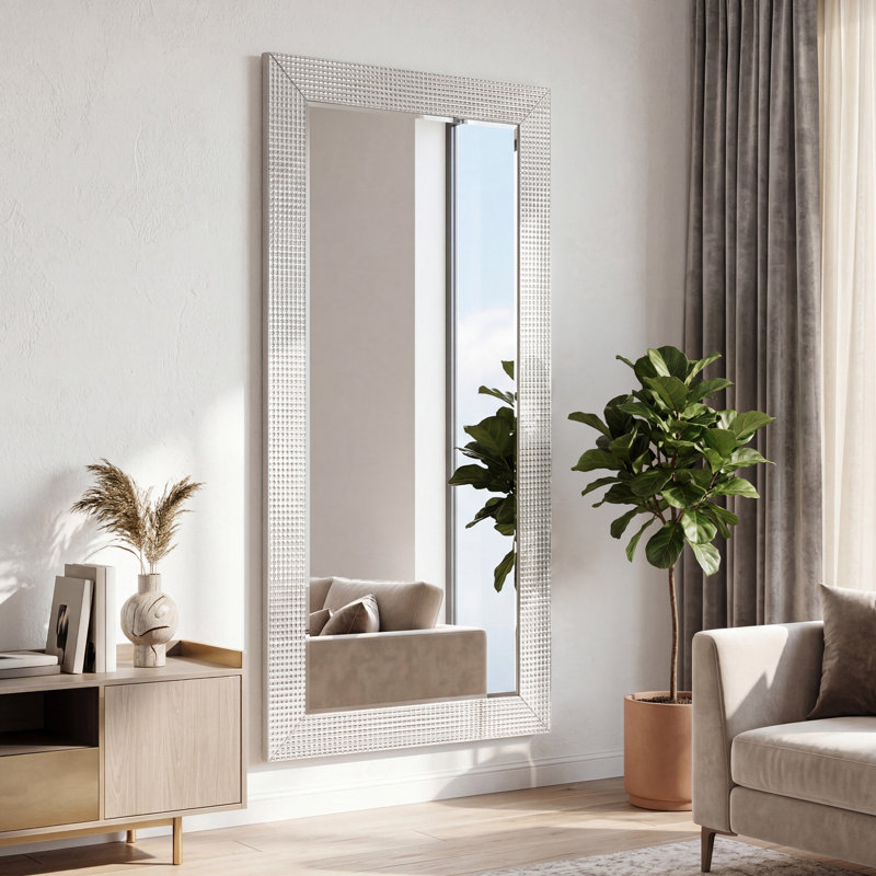 Gianclaudio Solid Wood Rectangle Mirror