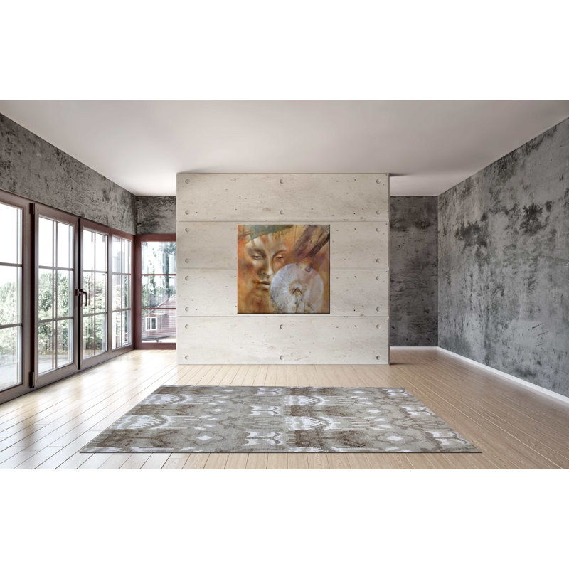 Wool Oriental Indoor Rug, Rectangle 8' x 10'