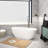 62.9'' x 29.52'' Soaking Solid Surface Bathtub