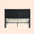 Classic Upholstered Platform Bed with Headboard & Wood Slat Mattress Foundation, Gray-1599559081