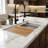 Nantucket Sinks 30 Inch  Dualmount Granite Composite Prep-Station with Side Set Drain-116929463