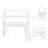 Bellemoor Kids Twin Loft Bed-941365566