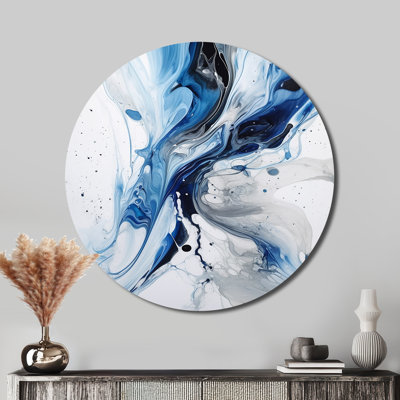 Chryel - Abstract Round Metal Art