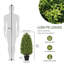Faux arbuste artificiel en forme d'arbre de buis 3 pi pour décoration de jardinière et d'entrée 2 pièces