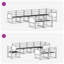 306cm Wide Patio Sectional-75899600