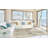 Floral Hand Tufted Wool Area Rug in Cream/Taupe/Blue-75059716