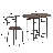 3-Piece Patio Bistro Dining Set