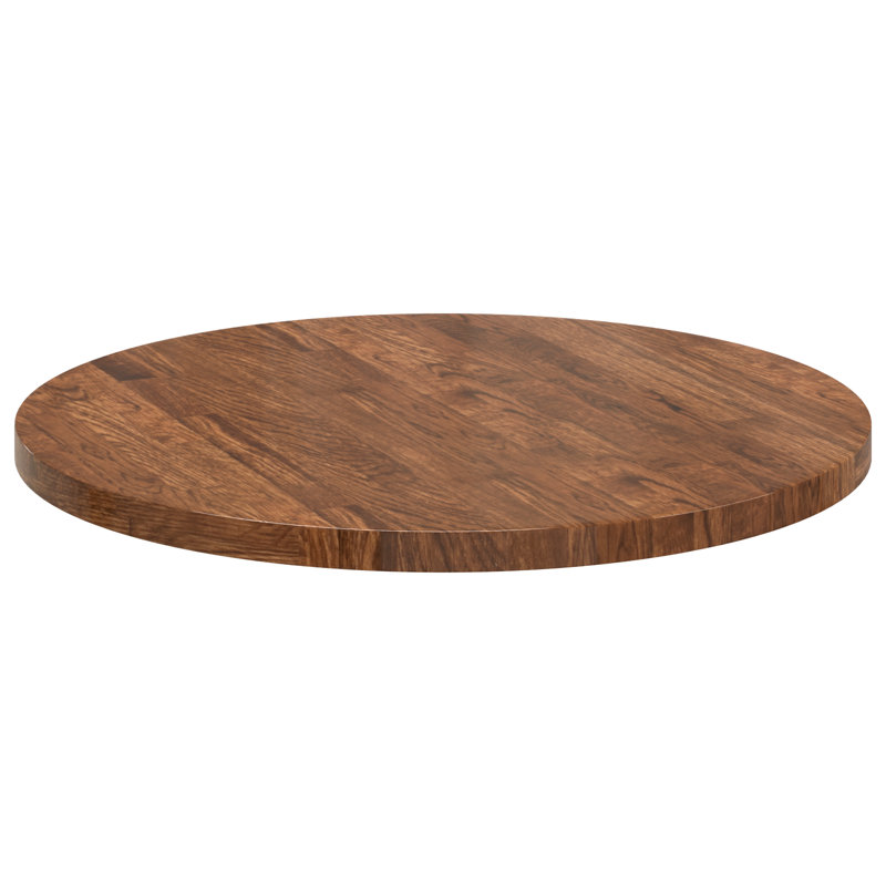 Solid Wood Table Top, 2.5cm H x 60cm W x 60cm D, Light Brown