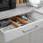 Simplify 2.36" H x 0.59" W x 16.93" D Adjustable Multi-Purpose Drawer Organizer