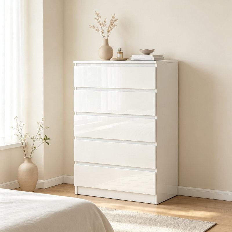 70 cm W Chest of 5 Drawers