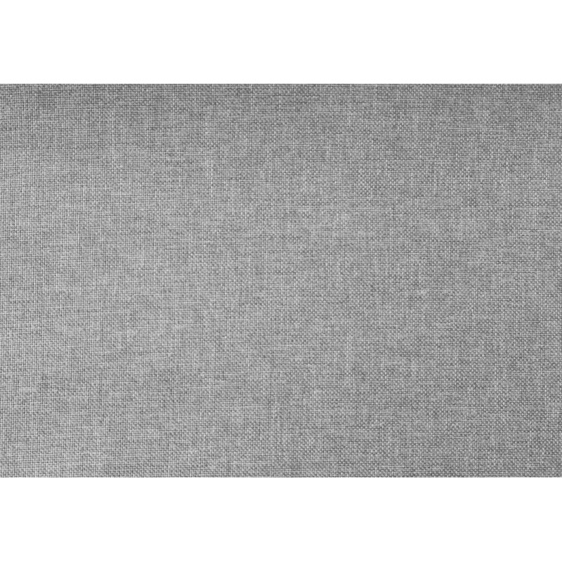 Lit moderne, chambre à coucher, tapissier, aspect lin gris, transitionnel