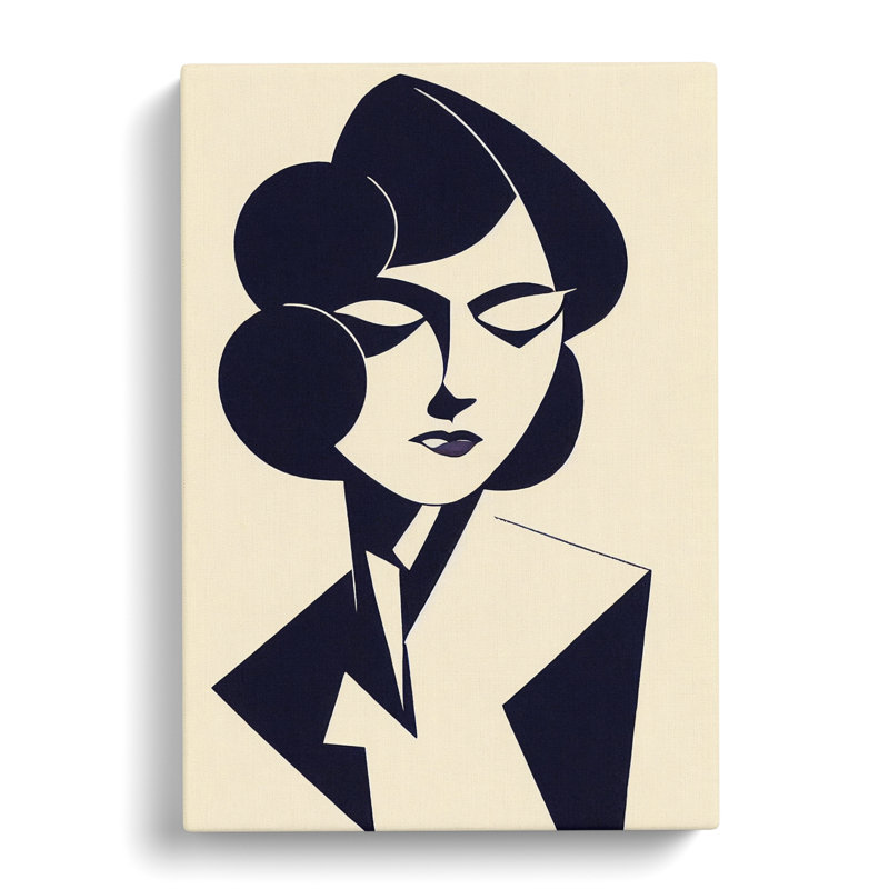Woman Silhouette Vol.2 - Wrapped Canvas, 60cm H x 40cm W x 3cm D