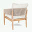 Ensemble de 2 chaises d'extérieur avec coussin moelleux-2110166808