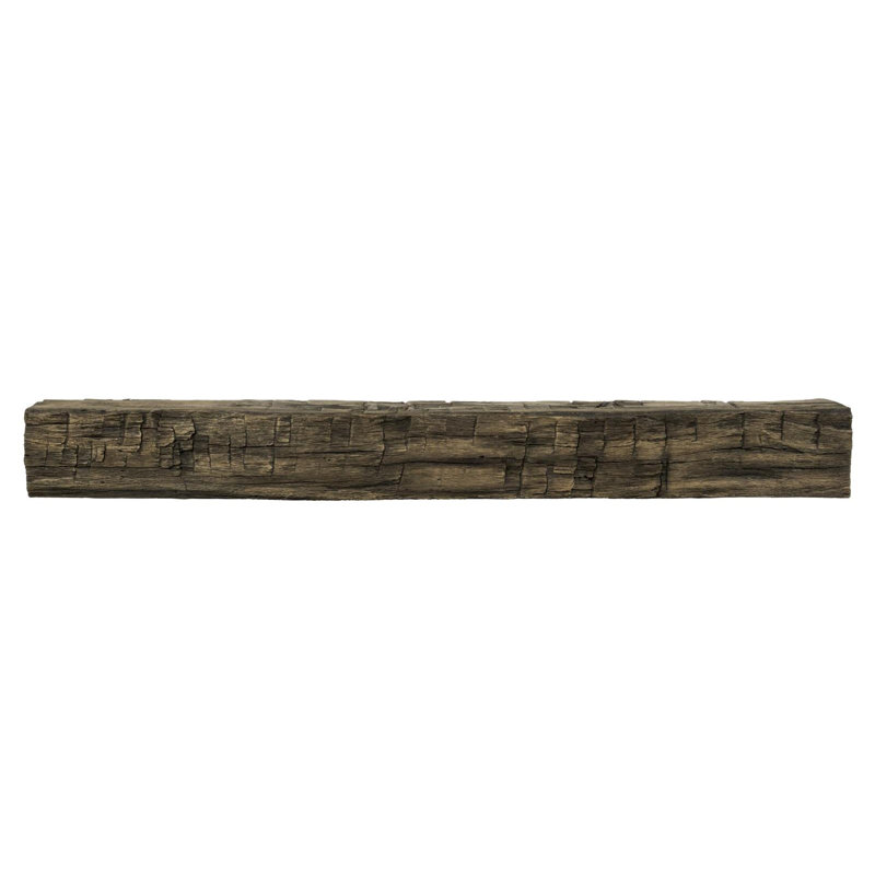 Tavern Non-combustible Reclaimed Pine Shelf, 72", Fieldstone