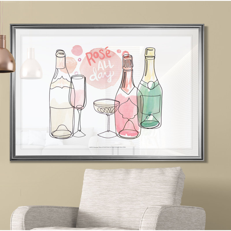 « champagne-voeux ii », impression, H 24 po x l 36 po x P 1,5 po, Toile tendue