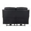 Causeuse inclinable double Hanna, cuir brun latte, USB, 64 pouces-115686055-115686053