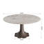Table de salle à manger ronde en pierre avec base en bois massif-98907920-98907923-78284378