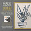 Marine Plant Sketches III - reproduction encadrée de qualité supérieure - prête à être accrochée - aucun clou requis - aucun clou requis-276643632-276643647