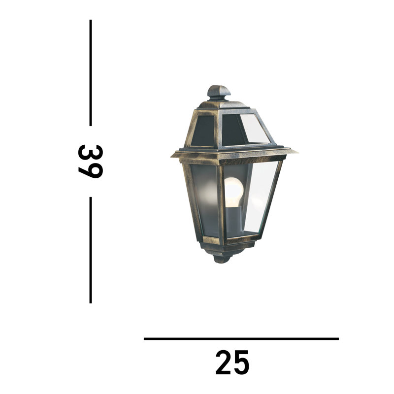 Carvajal 39.2cm H Outdoor Wall Lantern