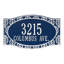 Plaque d'adresse murale sur 2 lignes Frond-1197746863-1197746902