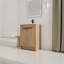 Meuble-lavabo autoportant 24 po avec lavabo en céramique blanche