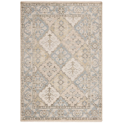 Samarkand 154 Area Rug In Beige / Light Blue