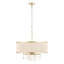 Lustre tambour en corde 23 lumières 23,6 "avec accents de coquille de Capiz