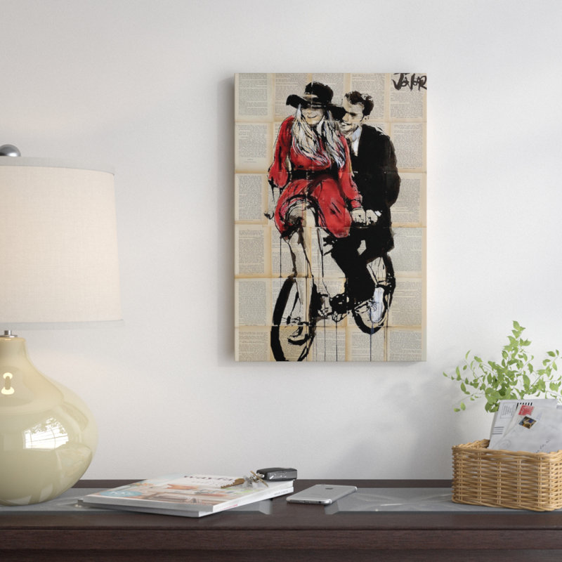 «Days In Bliss» par Loui Jover - impression sur toile tendue, H 18 po x l 12 po x P 1,5 po