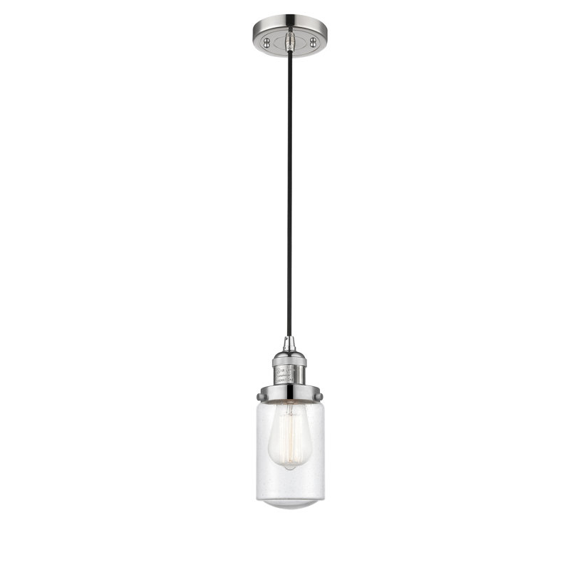 Saroyan 1 - Light Single Pendant, No Bulb Included, Seedy, Brushed Brass