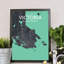 Victoria City Map 1 Piece Wall Art-1118037992