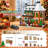 2026 Gingerbread House Advent Calendar, 1794 Pieces, 24-Day Christmas Countdown Building Set with LED Lights, Christmas Village