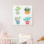 «Cute Cacti», art sur toile-1801270478