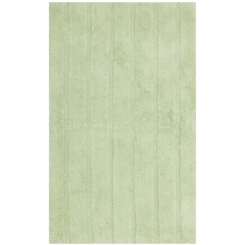 Tapis pour salle de bain Gilbertville, Vert clair