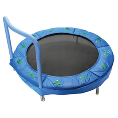 Jumpking Round Fitness Trampoline with Handlebar