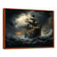 Pirate Ship At Stormy Seas - Art mural encadré pirate-1636901054-1658796838