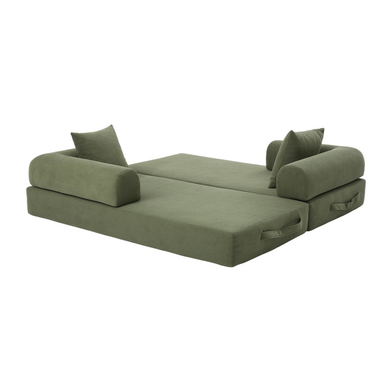 Canapé pliable et compressible, Vert