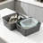 6-Pack Plastic Storage Baskets, Small Weave Organizer Bins For Pantry, Kitchen, Office, And Home Organization