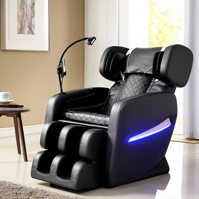 Laneyah Zero Gravity Massage Chair with Air Pressure, Heat & Foot Rollers