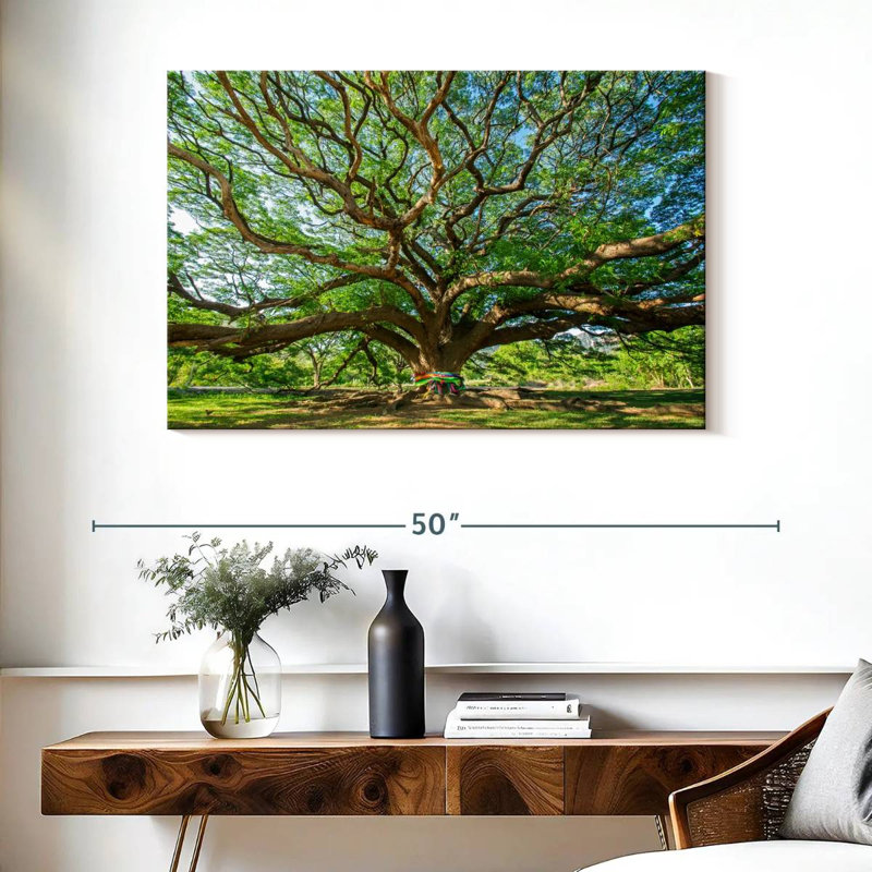 Vieil arbre Harnek, H 26 po x l 39 po