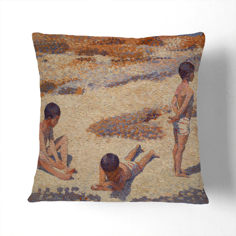 The Beach at Cabasson Scatter Cushion, 40cm H x 40cm W x 15cm D