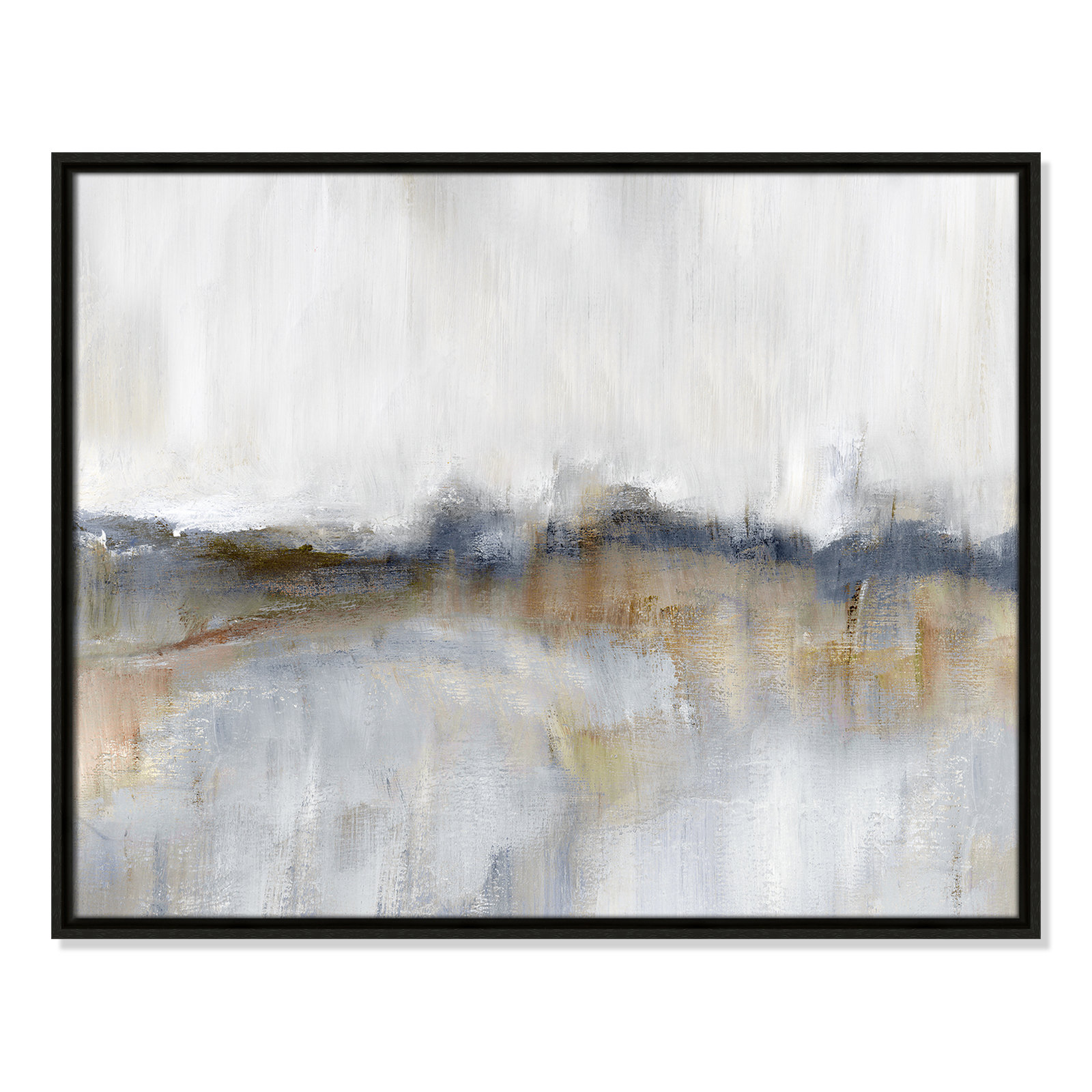 Autumnal Tide by Nan - Floater Frame Print on Canvas, 23.5" H x 29.5" W, Black