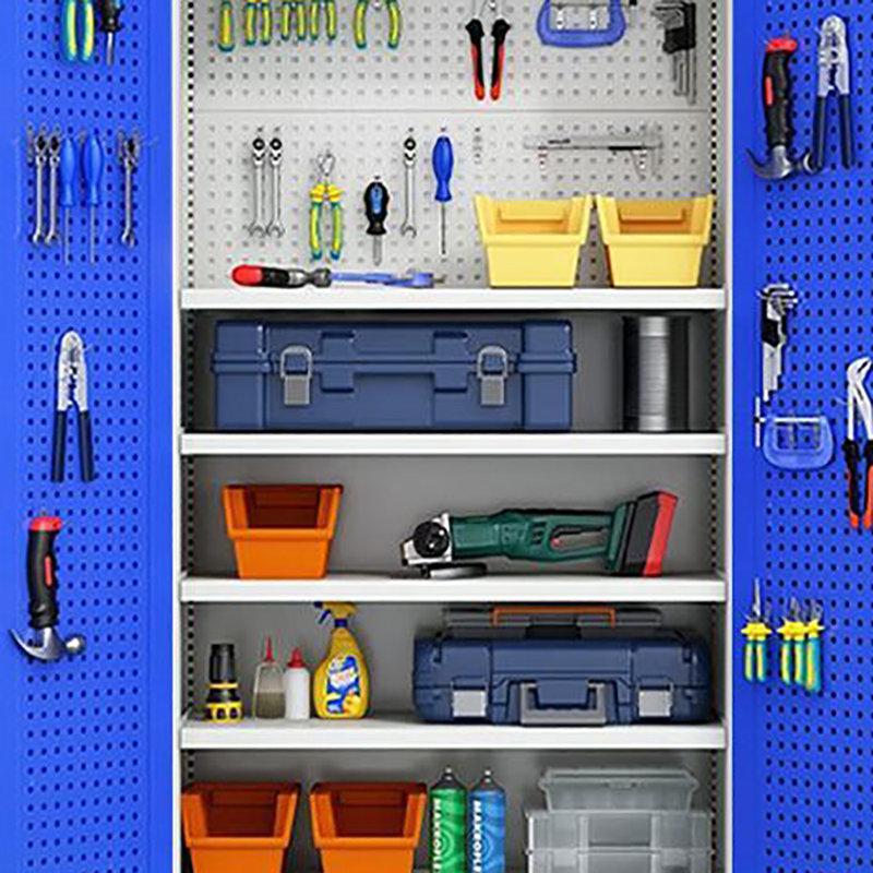 Tool Locker Garage Locker, Blue/Gray