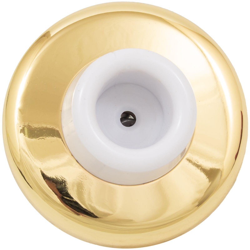 Tour de lit concave en zinc, Laiton poli